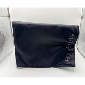 Mary Kay Travel Roll-Up Bag Black Hanging Cosmetic Toiletry Organizer 4 Pouch